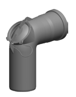 Kontroll-Bogen 87° (80mm) Kontroll-Bogen 87° (80mm)