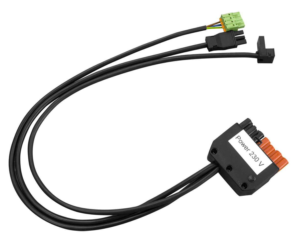 Multi-Service Stecker für einen einstufigen Brenner Multi-Service Stecker für einen einstufigen Brenner
